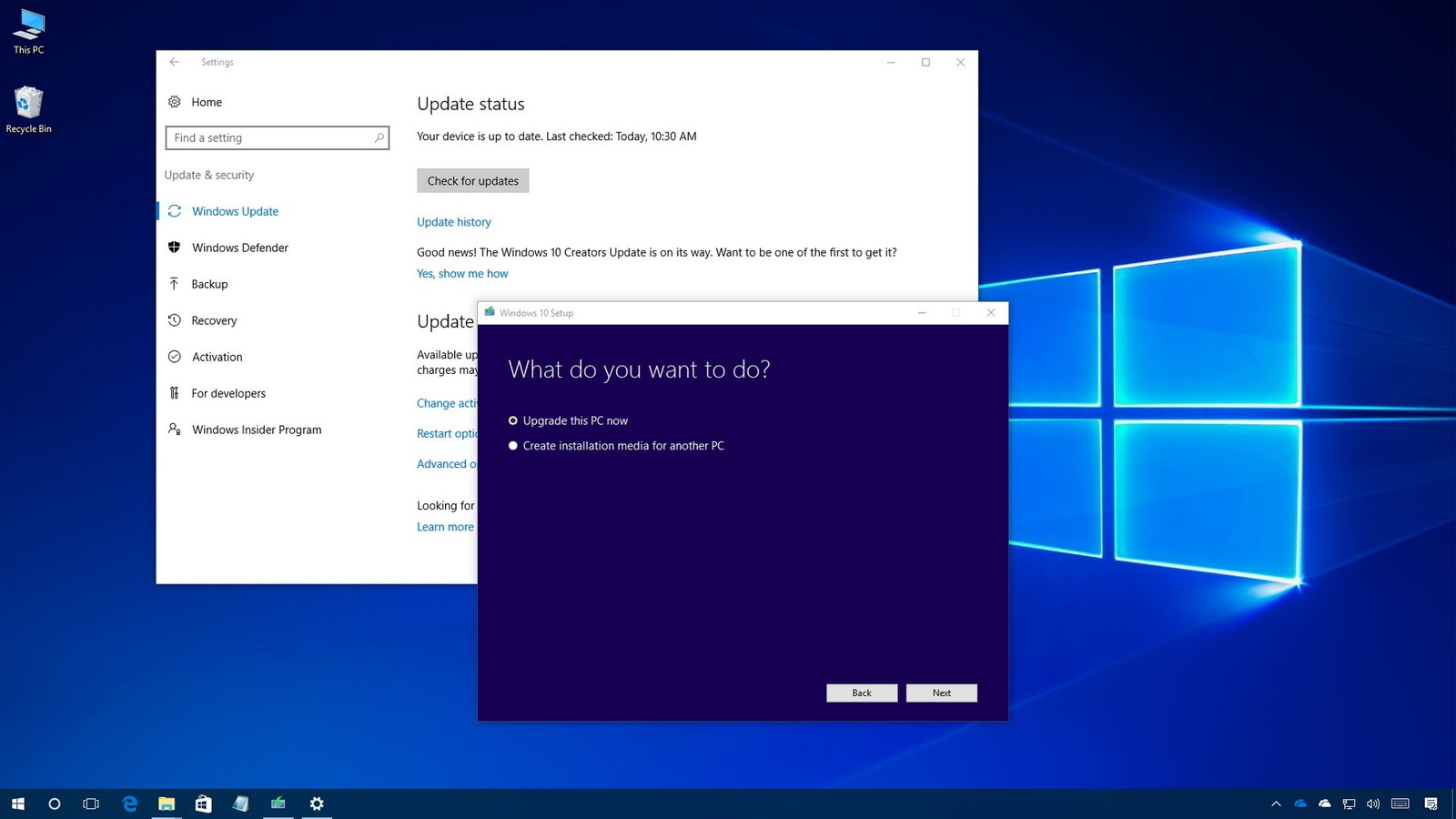 Windows update insufficient disk space